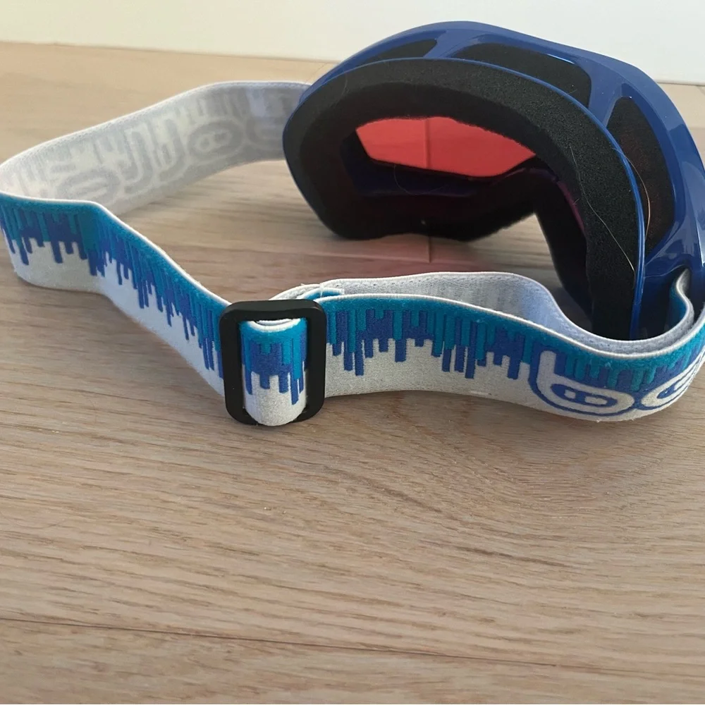 Bollé Blue and Red Kids Ski Goggles